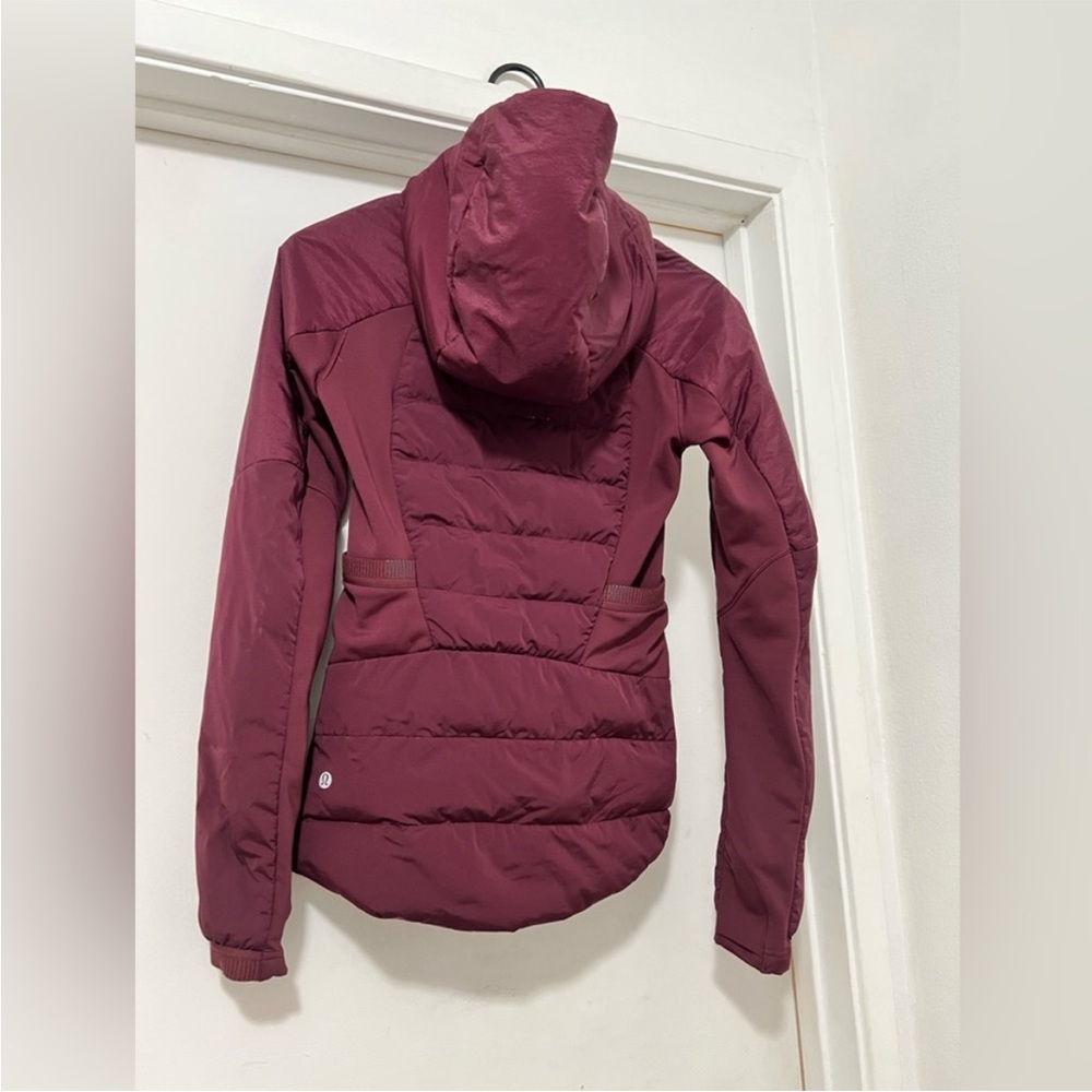 lululemon athletica Maroon Puffer Jacket